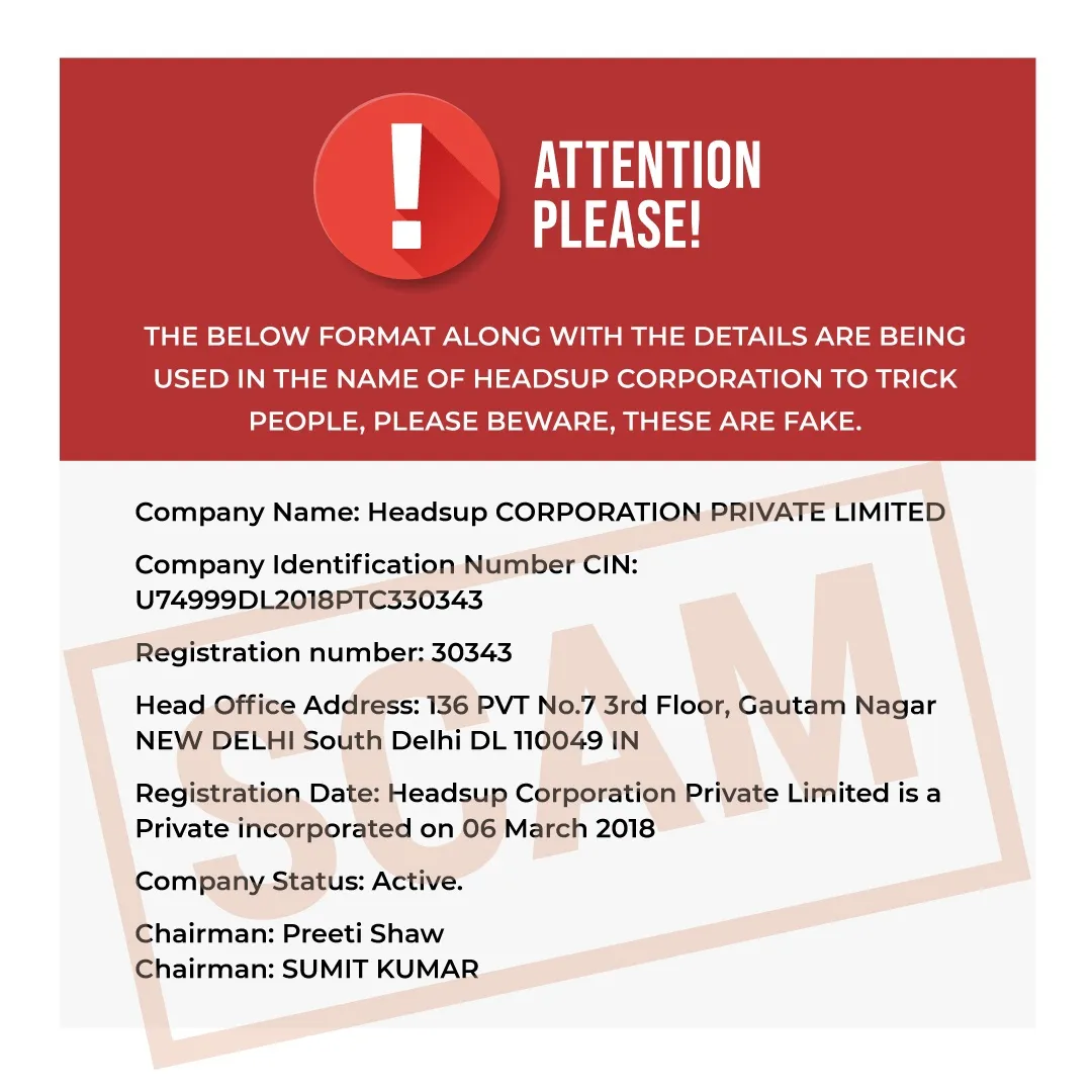 Beware of fake job scams