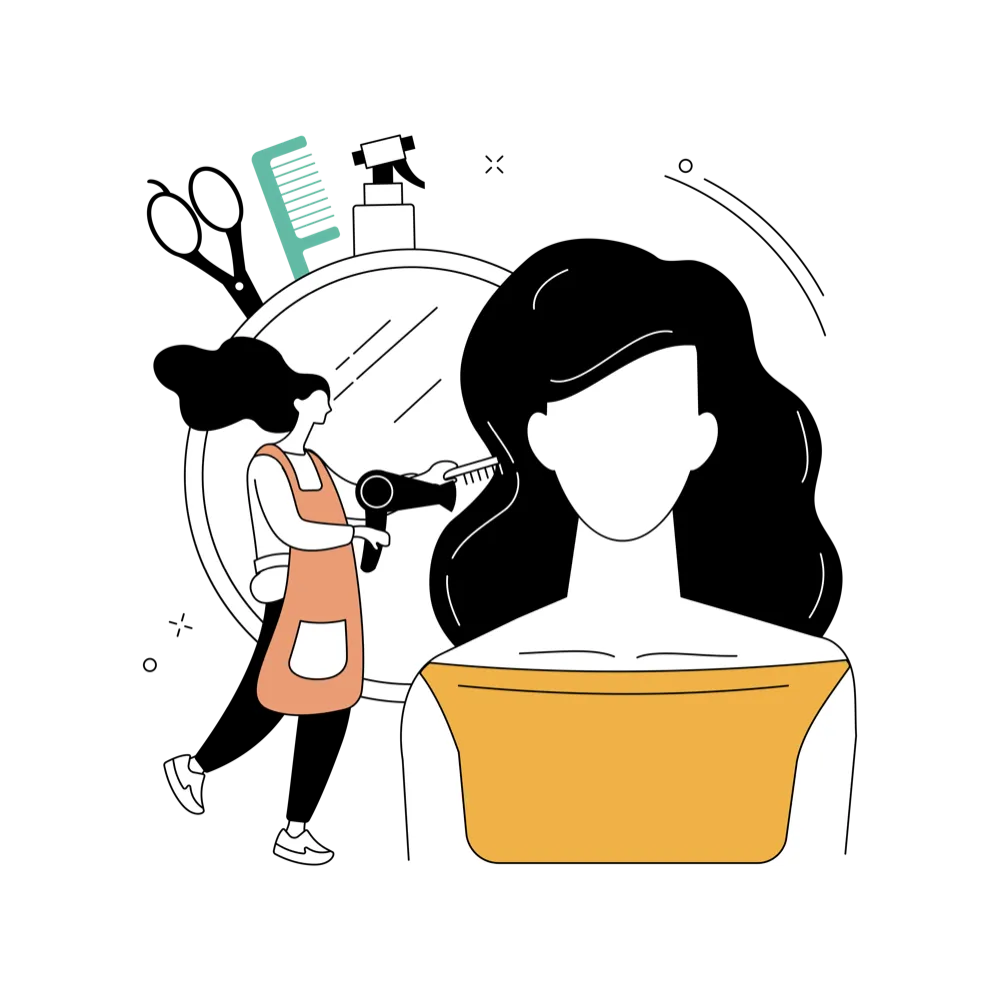 Haircare illustration