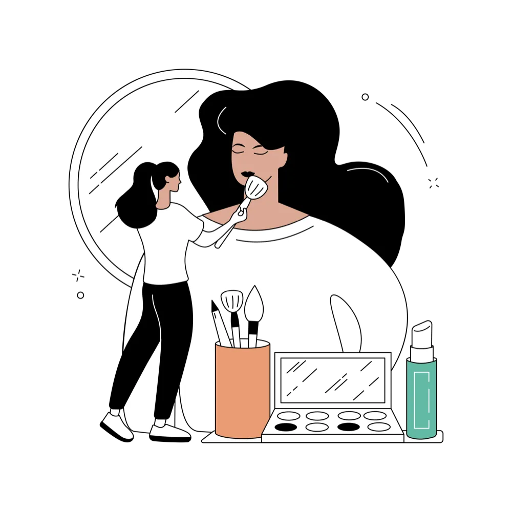 Makeup & illustration