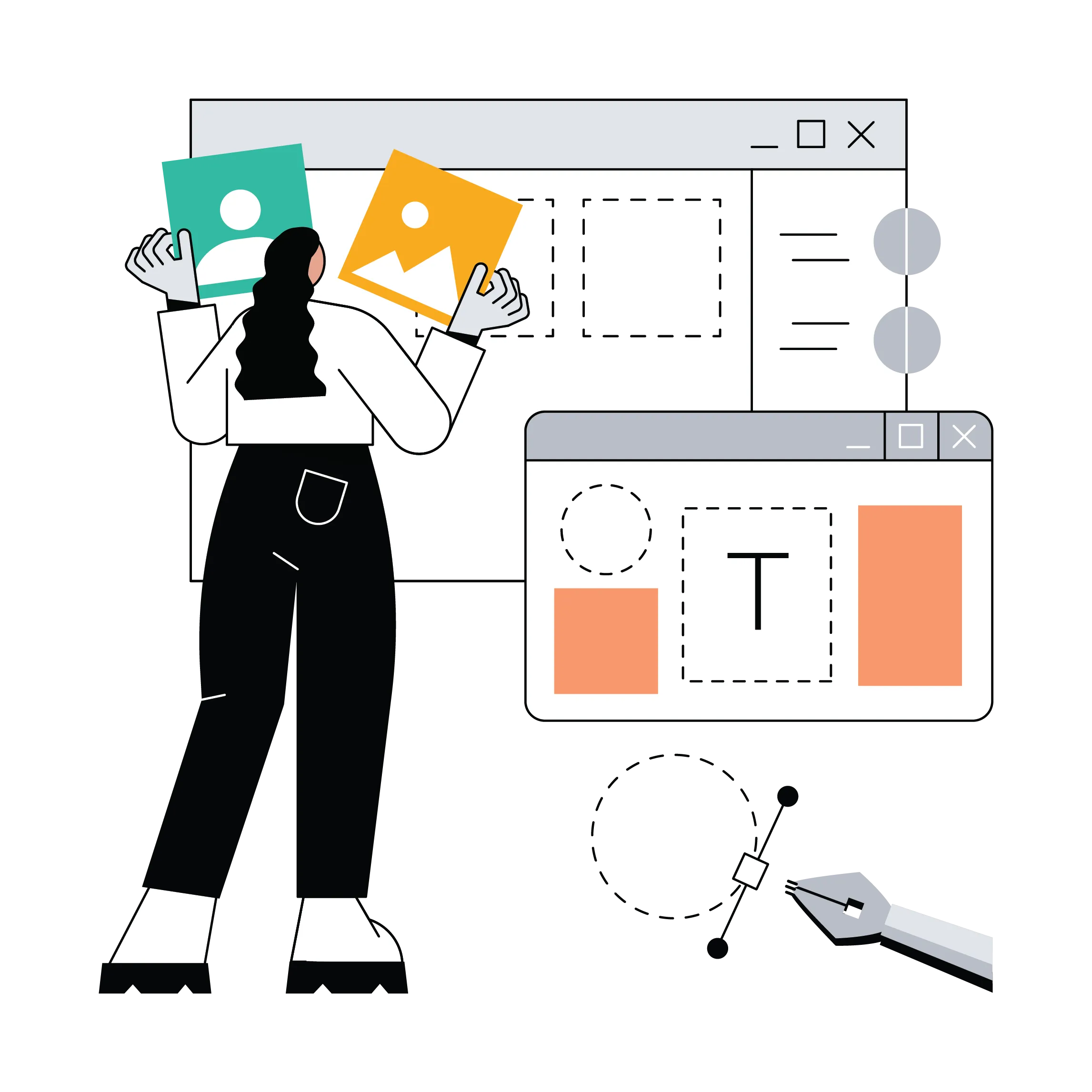 Architect illustration